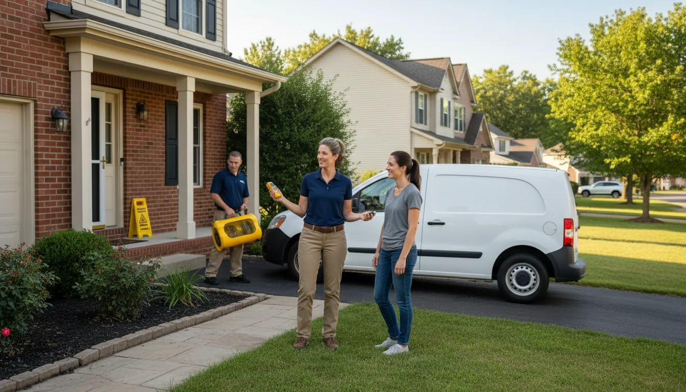 Water restoration image for Mildew Remediation in Plainwell, MI